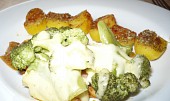 Kuřecí plátek s brokolicovou čepičkou