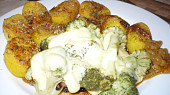 Kuřecí plátek s brokolicovou čepičkou