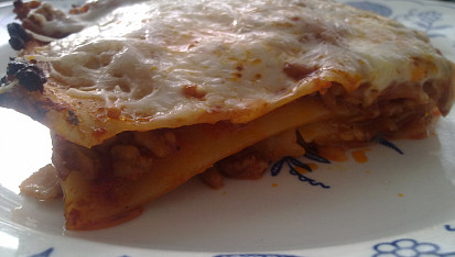 Lasagne bez bešamelu..