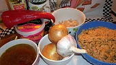 Mie Goreng udang (Fried Noodles with shrimps) (Smažené nudle s krevetami)