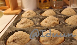 Oříškové muffiny  -  hrníčkový recept