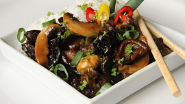 Pikantní houby po asijsku