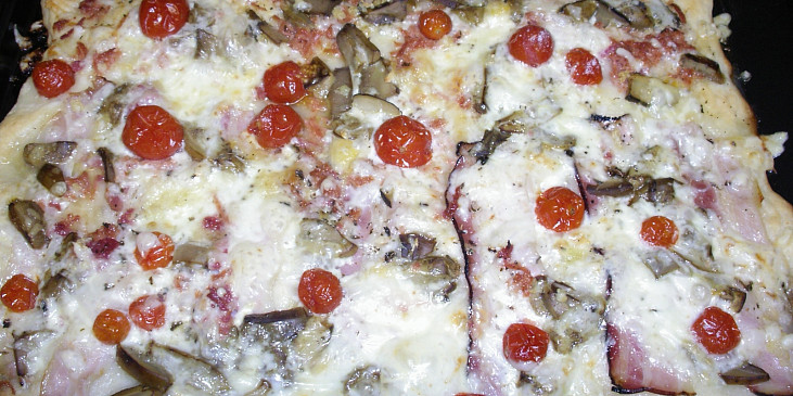 Pikantní salámová pizza
