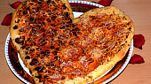 Pizza ve tvaru srdce