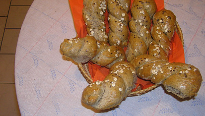Pletýnky s vločkami a semínky, Pletýnky s vločkami a semínky