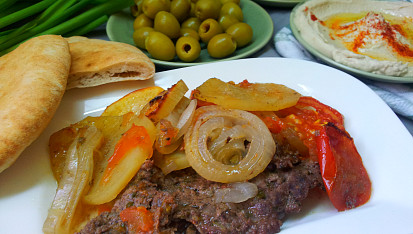 Sanijet kafta - mlete maso na plechu