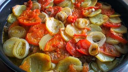 Sanijet kafta - mlete maso na plechu