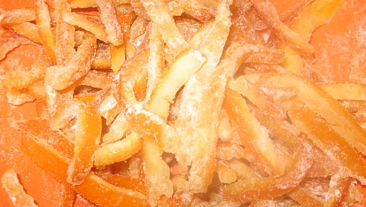 Sladká pomerančová kůra