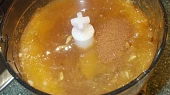 Šťavnatý sorbet z jablek, medu, mandarinkové a citronové šťávy