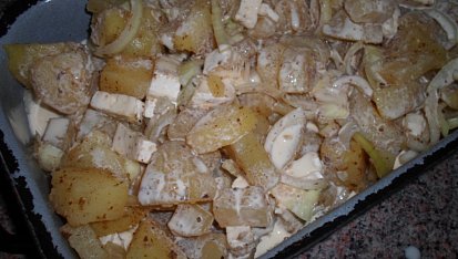 Sýrové brambory