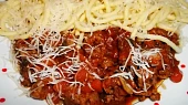 Toskánská omáčka s těstovinami, Toskánská omáčka se špeclemi