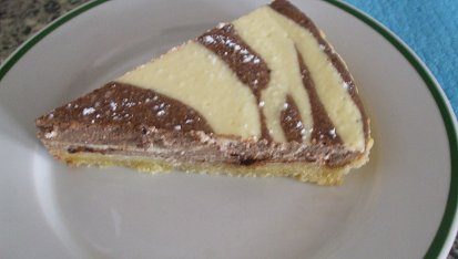 Tvarohovo-čokoládový koláč