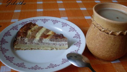Tvarohovo-čokoládový koláč