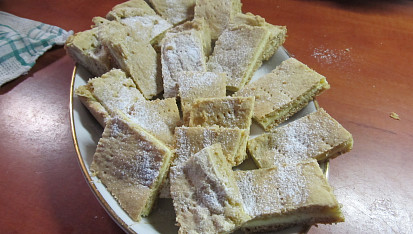 Tvarohový linecký koláč