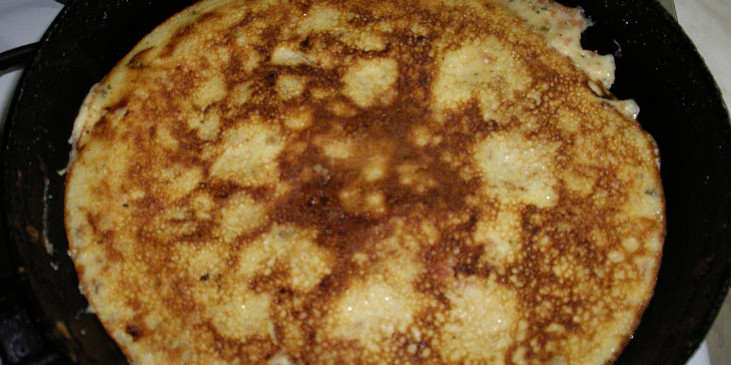 Vaječná omeleta s ovesnými vločkami