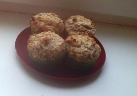 Citronové muffiny z žitné mouky - zdravější