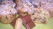 Čokoládové muffiny s burskými oříšky