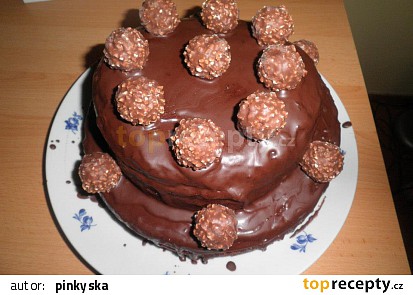 Čokoládový dort Ferrero Rocher