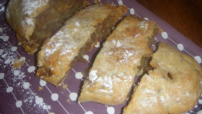 Jablečný závin III., premiéra, můj první závin:-)