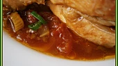 Kuře "mňam", detail chutné šťávičky