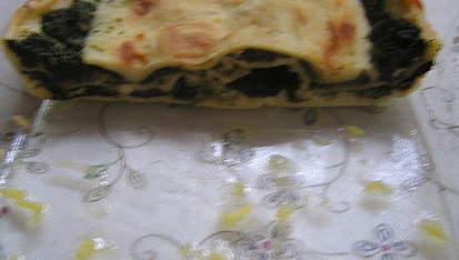Lasagne se špenátem, Lasagně se špenátem