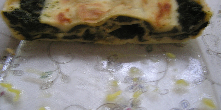Lasagne se špenátem (Lasagně se špenátem)