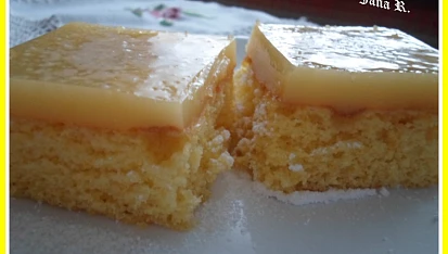 Lehké citronové kostky