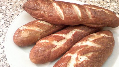 Louhované bagetky