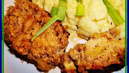 Mandlová sekaná s kapustou a kuskusem, Mandlová sekaná s kapustou a kuskusem