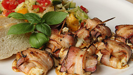 Marinované mozzarellové balíčky