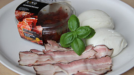 Marinované mozzarellové balíčky