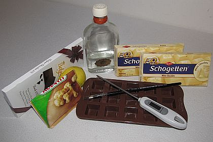 "Pralinky podomácku" Zázvorové bonbony s bílou čokoládou a citronem