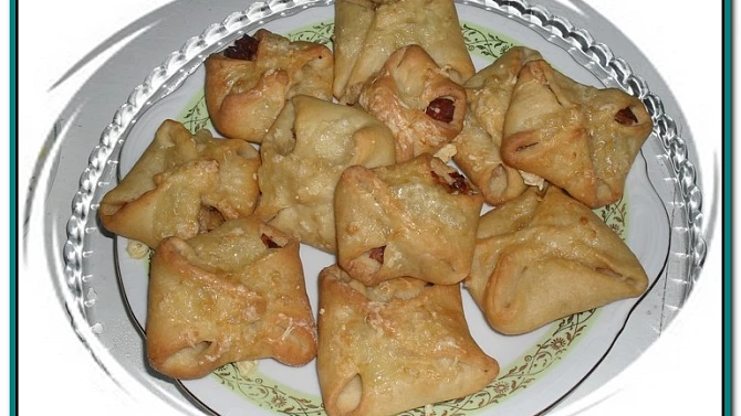 Šátečky s anglickou slaninou a sýrem