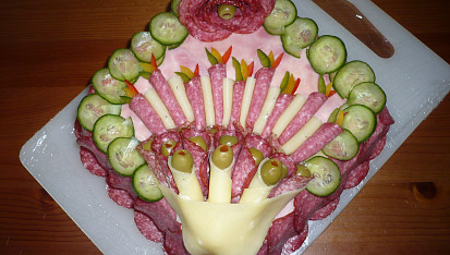 Slaný dort - narozeninový