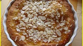Špaldový ovocný koláč, S pomerančovou marmeládou a mandlemi