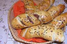 Šunkové rohlíky
