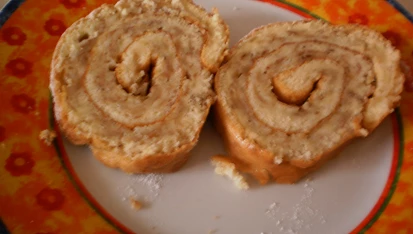 Svěží jablečná roláda