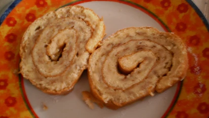 Svěží jablečná roláda