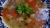 Uzená česnečka se zeleninou, Uzená česnečka se zeleninou