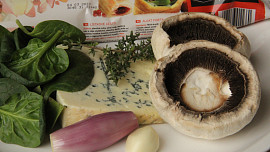 Žampiony " Wellington"