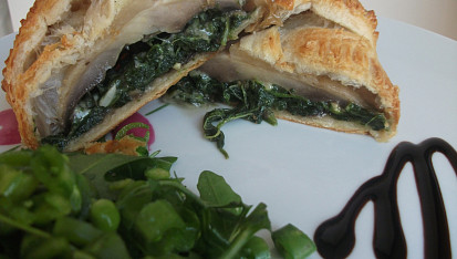Žampiony " Wellington"