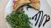 Žampiony " Wellington"