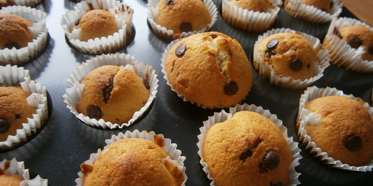 Borůvkové muffiny (čokoládová variace)