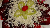 Carpaccio z pečené červené řepy (Luxusní pochutnáníčko (my s Nivou))
