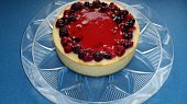 Cheesecake s třešněmi ve stylu New York, s lesním ovocem