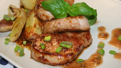 Chilli panenka s meruňkovo-zázvorovou glazurou