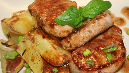 Chilli panenka s meruňkovo-zázvorovou glazurou