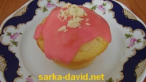 Citrónové muffiny s bílou čokoládou