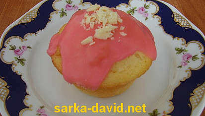 Citrónové muffiny s bílou čokoládou