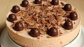 Griotkový mascarponový dort